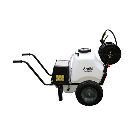 SX-ST80A بخاخ عربة يدوية يعمل بالبطارية سعة 80 لتر