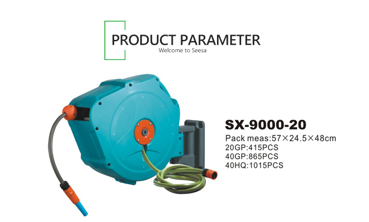 معلمة عربة بكرة خرطوم المياه المصنوعة من الألومنيوم