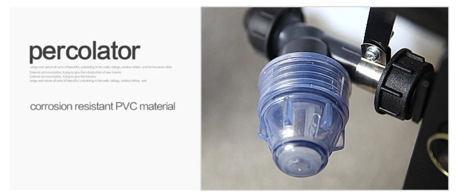 مرشح PVC الشفاف